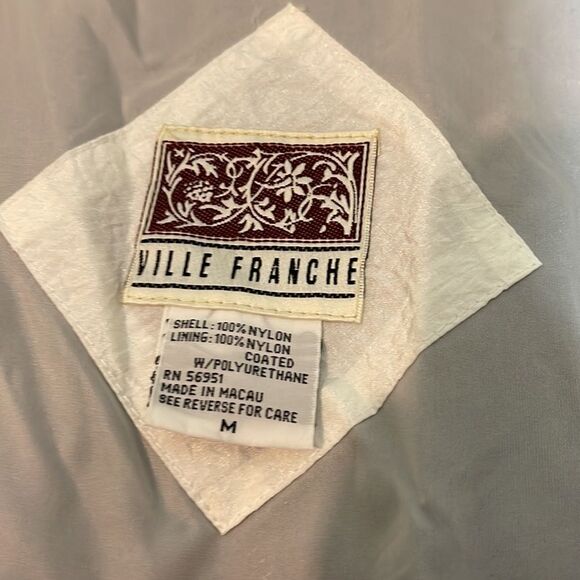 Vintage Ville Franche 1990s Colorblock Windbreaker Jacket Animal Print M - Picture 16 of 16